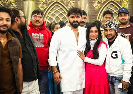 पवन सिंह, निर्देशक मनोज नारायण, प्रोड्यूसर अमृत कुमार, इमरोज़ अख्तर (मुन्ना) की फिल्म ‘दानवीर’ की शूटिंग कंप्लीट