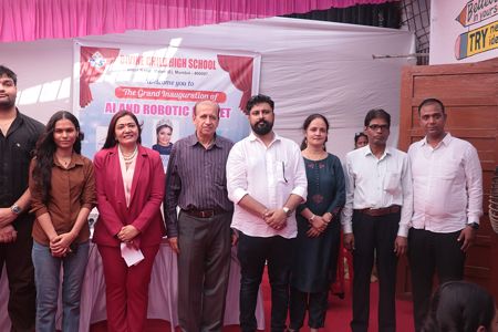 Chingari Shakti Foundation And Team Sigma Inaugurated 22nd AI  And Robotic Lab  At  Divine Child High School, Indira Nagar, Malad East