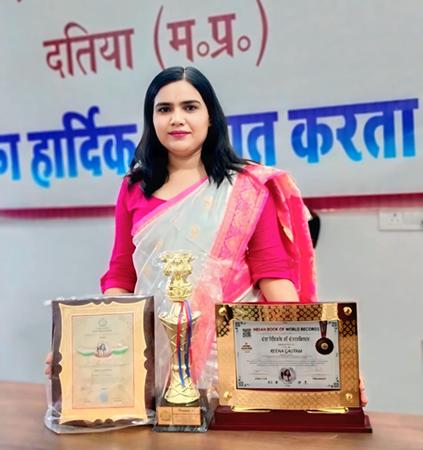 Reena Gautam Honoured With Prestigious  Bharat Gaurav Samman Award