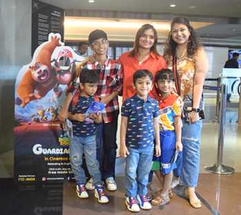 MOTHER’S DAY was celebrated this Friday with Mommy Bloggers & their Kids feasting on a special screening of  BOONIE BEARS : Guardian Code