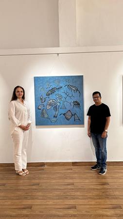 Santosh More’s Solo Exhibition ECHOES OF METAPHOR At Jehangir Art Gallery