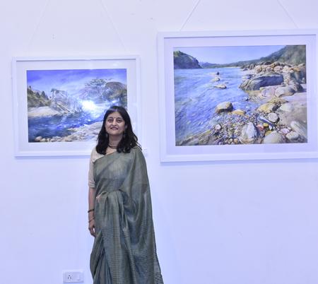 LANDSCAPES OF THE SOUL An Exhibition of Paintings by JESAL DALAL, HEMALI SHAH in Nehru Centre Art Gallery
