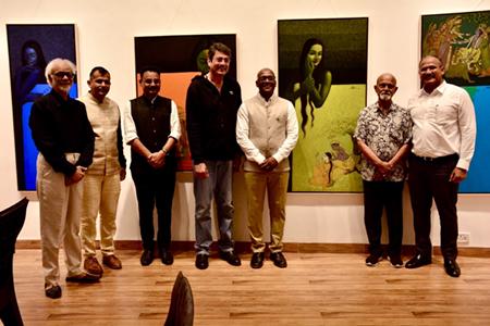 COMPANION Solo Show Of Paintings By Artist Prof. Sunil Tambe In Jehangir Art Gallery