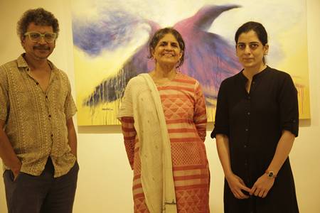 “Listening To Birds” Solo Show Of Paintings By Contemporary Artist Mahananda Sagare In Jehangir Art Gallery